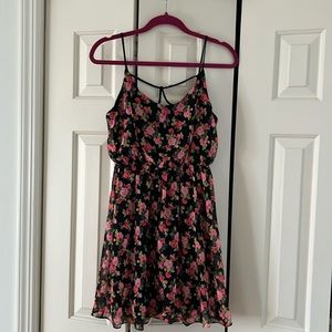 Floral summer sundress, flowy and light